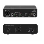 Interfaz Placa de Audio Behringer U-Phoria UMC22 - 2 Entradas, 2 Salidas y USB