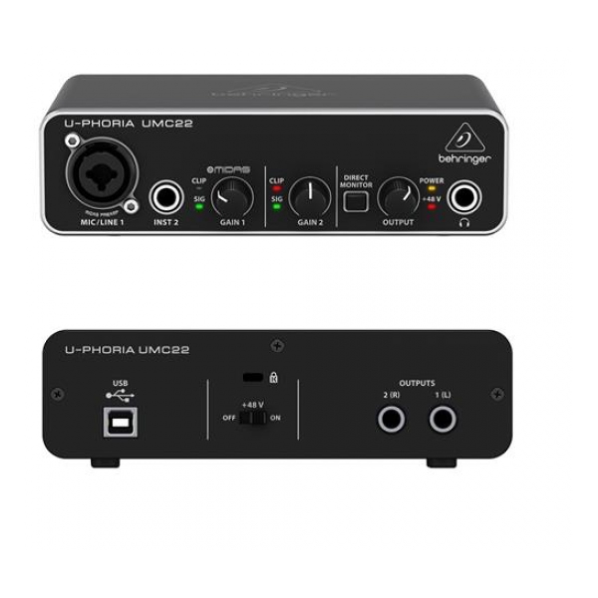 4706_4.jpg Interfaz Placa de Audio Behringer U-Phoria UMC22 - 2 Entradas, 2 Salidas y USB - Imagen 1