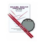 Kit Vic Firth Launch Pad Kit C/ Pad Práctica Palillos Método