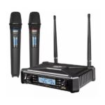 Sistema 2 Micrófonos Inalámbricos SKP UHF-600 PRO