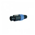 Conector Speakon 2 contactos macho a cable