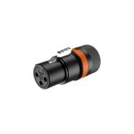 Ficha Roxtone LX3F Xlr Hembra Giratorio De Perfil Bajo