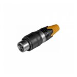 Conector Xlr-3 (Hembra), Negro, Cable
