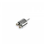 Adaptador Miniplug 3.5 Stereo a 2 RCA Hembra Simil Metal Arwen AU7-MET