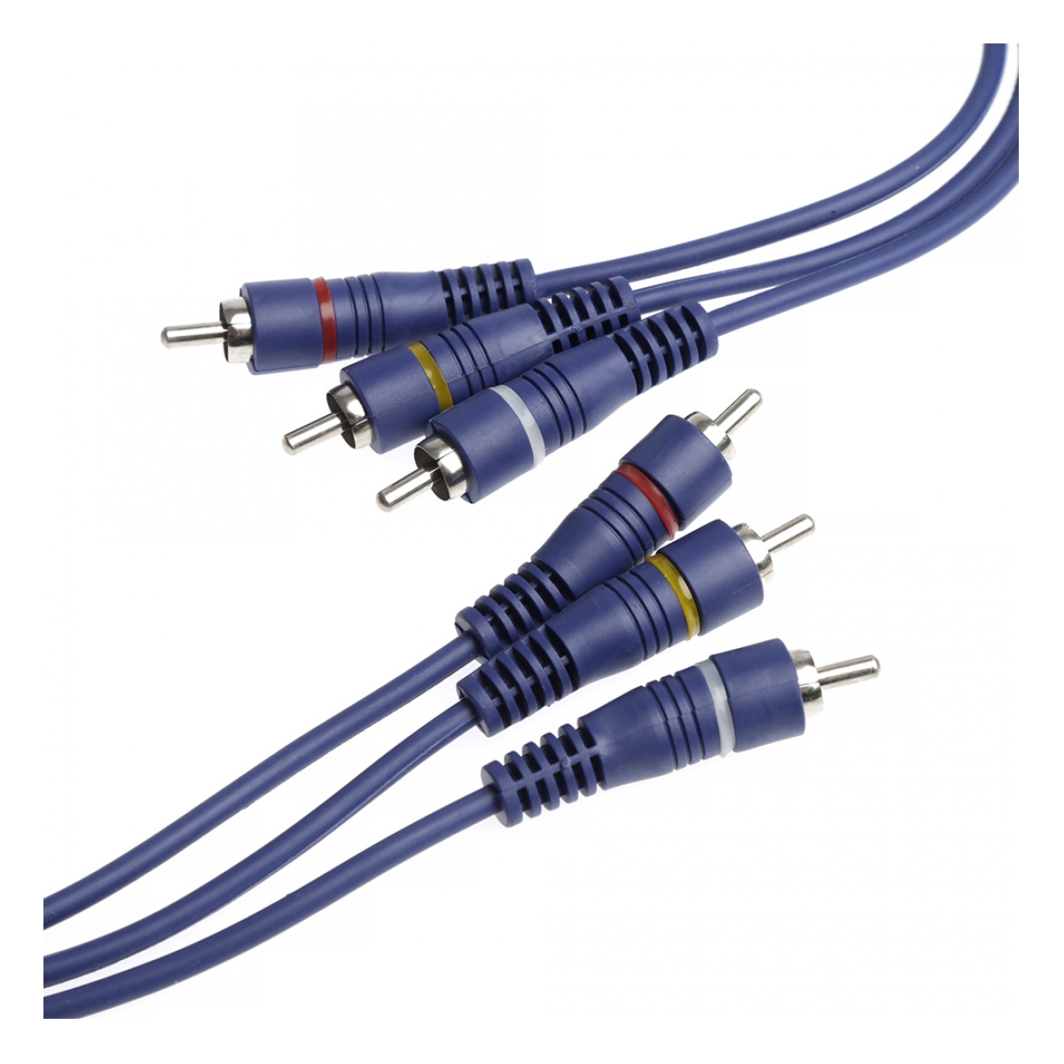 49136_4.jpg Cable 3Rca/3Rca Lujo Azul 6M - Imagen 1