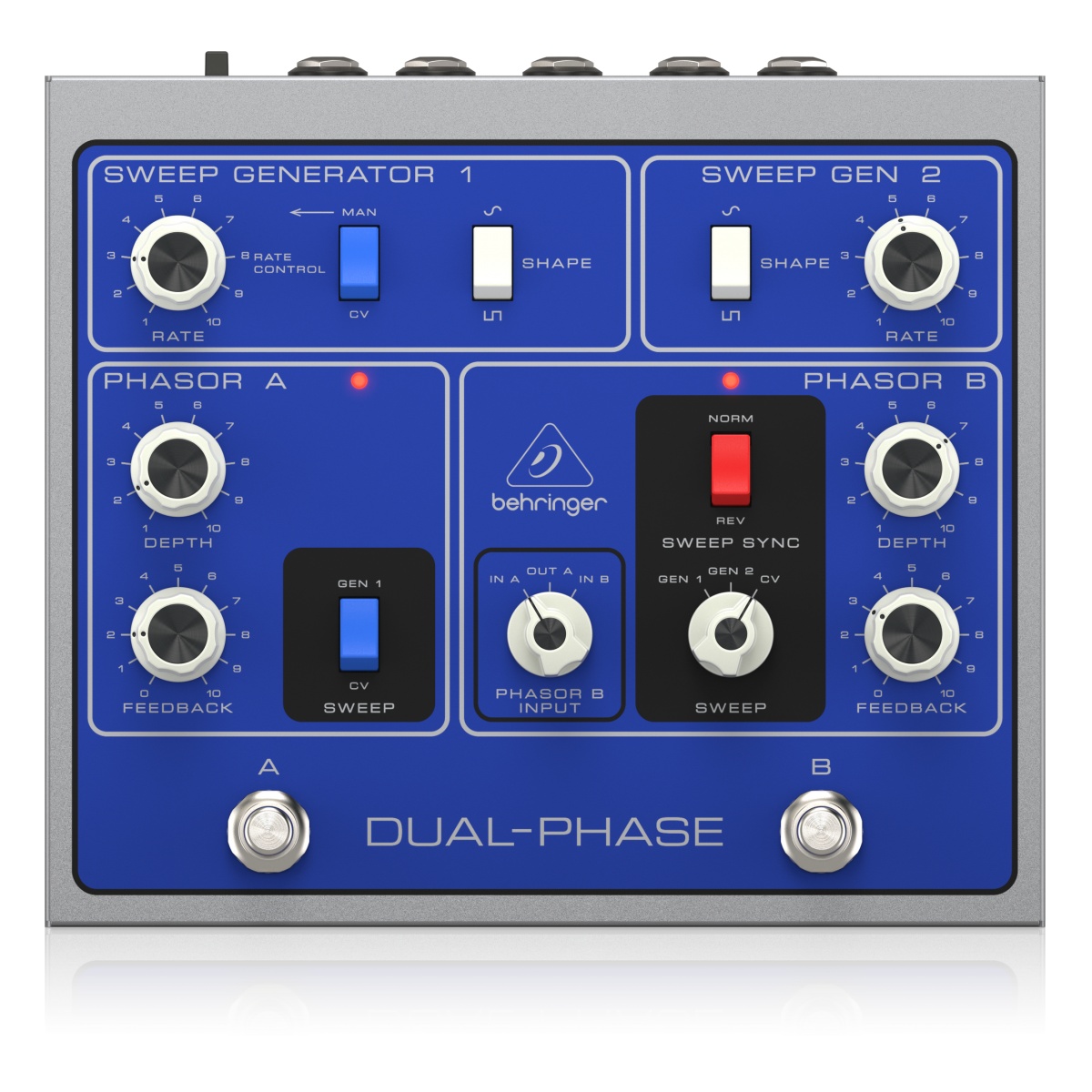 49733_4.jpg Pedal Efecto Behringer Dual-Phase P/ Guitarra, Bajo y Teclado - Imagen 1
