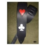 Correa Poker Negro Combinado Cuero