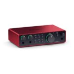 Interfaz Placa de Audio Focusrite Scarlett 2I2 4ta Gen - 2 Entradas, 2 Salidas y USB