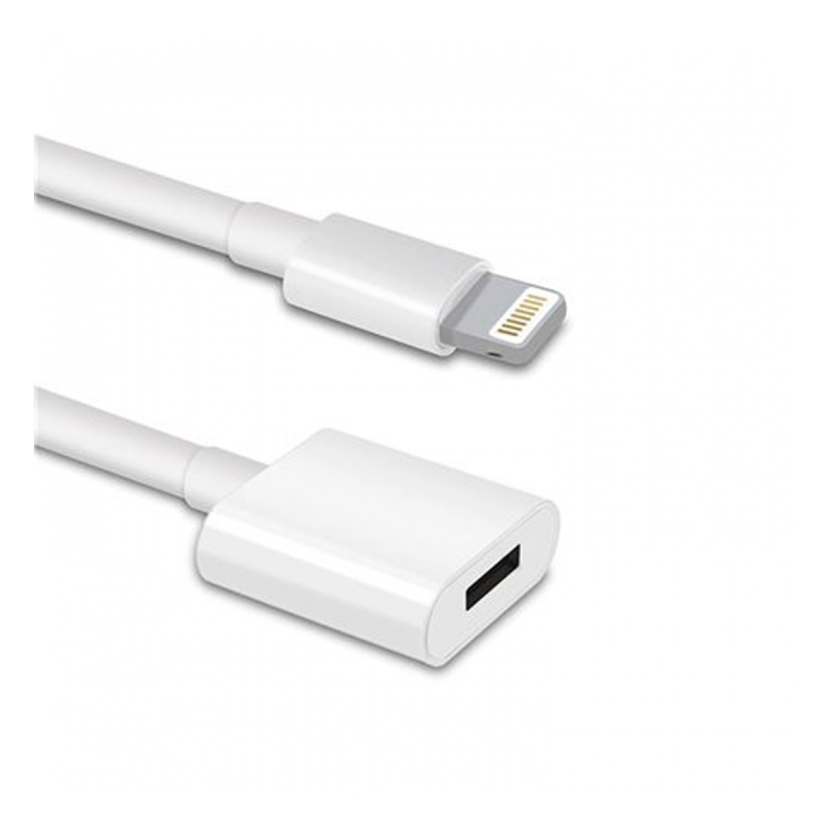 50483_4.jpg Cable Adaptador Macho Lighting Hembra USB Arwen AD-USB-LG Cable 10 cm - Imagen 1