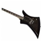 Guitarra Electrica Leonard Negra LE730CBKS Tipo Kelly-Floyd Rose - Imagen 2