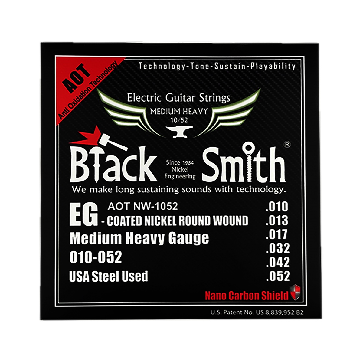 50867_4.jpg Encordado Blacksmith Eléctrica 010-052 Nano Carbon - Imagen 1