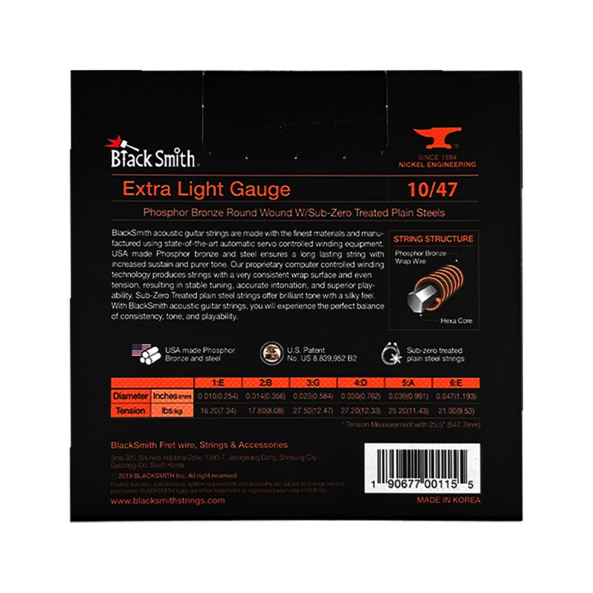 50881_4.jpg Encordado Acústica Phosphor Bronze 10-14-23-30-39-47 - Imagen 1