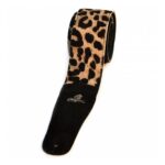 Correa Con Piel De Imitacion Leopardo Blanco