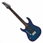Guitarra Eléctrica Ibanez GRX70QAL-TBB, Transparent Blue Burst, P/zurdo