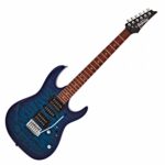 Guitarra Electrica Ibanez GRX70QA GIO, Transparent Blue Burst