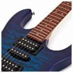 Guitarra Electrica Ibanez GRX70QA GIO, Transparent Blue Burst - Imagen 4