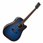 Guitarra Electroacústica Ibanez PF15ECE, Trans Blue Burst