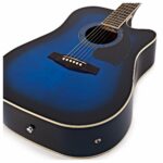 Guitarra Electroacústica Ibanez PF15ECE, Trans Blue Burst - Imagen 3