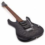 Guitarra Electrica Ibanez GRX70QATKS, Transparent Black Sunburst - Imagen 2