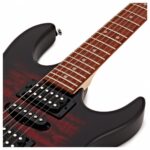 Guitarra Eléctrica Ibanez GRX70, Transparent Red Burst - Imagen 4