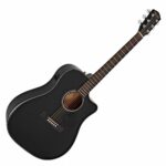 Guitarra Electroacústica Fender CD-60SCE Dreadnought, Black 2