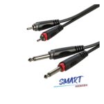 Cable Roxtone SACC150L2 2 Rca Macho A 2 Plug Macho 2 Metros - Imagen 2