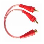 Cable Audiopipe Amp-yf-2m 1 Rca Hembra A 2 Rca Macho Flex 15cm - Imagen 2