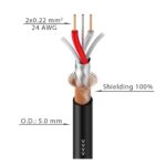 Cable Roxtone DMX001-100m-BK por Metro - Imagen 2