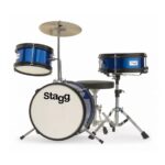 Batería Para Niños Stagg 3 Cuerpos 16'' Color Azul Metalizado