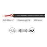 Cable Roxtone MMXX600L3 XLR 3 Metros - Imagen 2