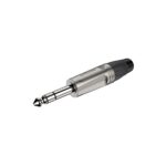 Ficha Conector Plug Estéreo 6.35 mm (1/4