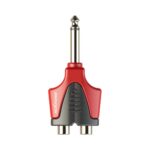Adaptador Plug 6.5 Mono a 2 RCA Hembra Roxtone RPAN335 - Imagen 3