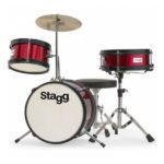 Batería Para Niños Stagg 3 Cuerpos 16'' Color Rojo