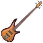 Bajo Eléctrico Ibanez SR370EFBBT Fretless Brown Burst 4 Cuerdas