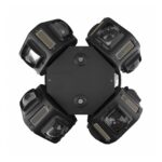 Cabezal Movil Multiefecto led con laser Macrolite Skandall 4, de 4 cabezas RGB y blanco calido, 200w