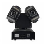 Cabezal Movil Multiefecto led con laser Macrolite Skandall 2, de 2 cabezas RGB y blanco calido, 120w