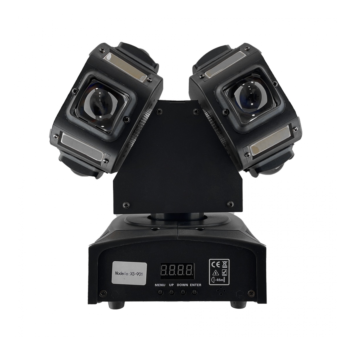 57072_4.jpg Cabezal Movil Multiefecto led con laser Macrolite Skandall 2, de 2 cabezas RGB y blanco calido, 120w - Imagen 1