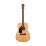 Guitarra Acústica Fender CD-60S Dread LH, para Zurdos, Natural WN