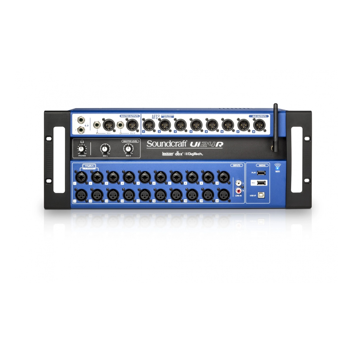 57314_4.jpg Mesa de Mezcla Digital Soundcraft UI-24R - 20 Canales con WiFi - Imagen 1