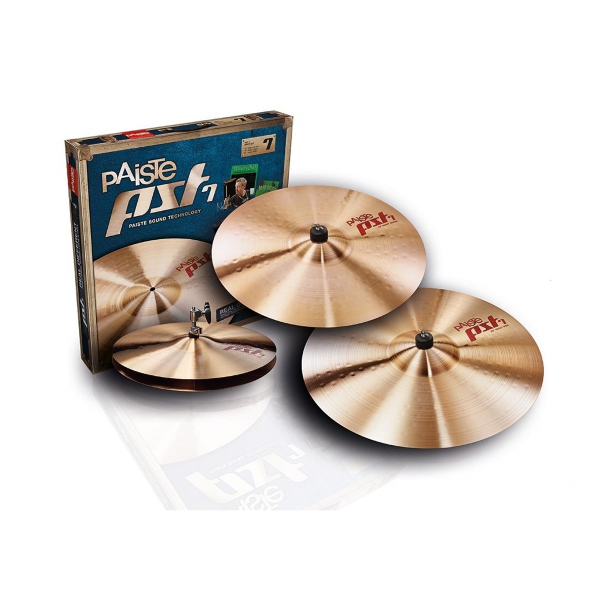 57484_4.jpg Paiste Pst7 Heavy Rock Set Hi-Hat 14 + Crash 16 + Ride 20 - Imagen 1