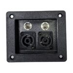 Bornera Doble 2 X 6,5 Mono  2 X Speakon