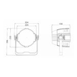 Tacho Led Pls 270W Dmx 60 Led X 3W Rgb - Imagen 6