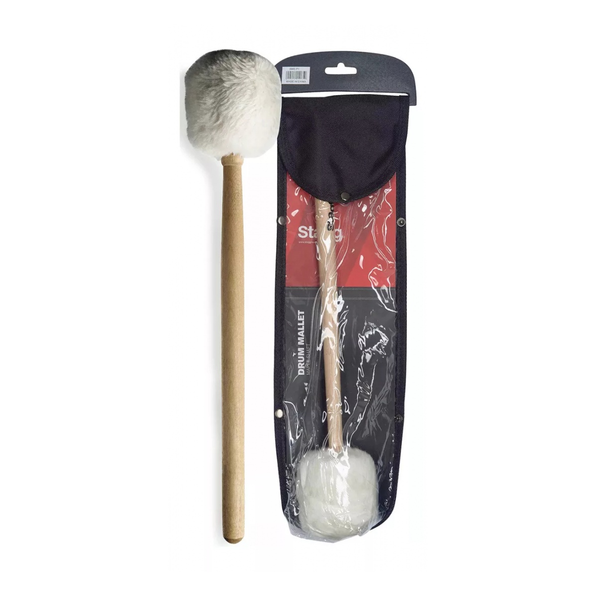 59811_4.jpg Mazo Stagg Smdp1 Tambor Marcha Maple 36.8'' Con Funda - Imagen 1