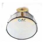 Bombo Murga Air Percusion Con Plato 24'' - Imagen 3