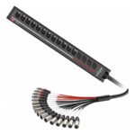 Manguera Escenario 16 Canales, 12 Entradas y 4 Envios de 15 Metros Roxtone SFBN1204L15