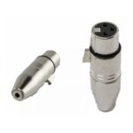 Adaptador Canon XLR Hembra a Jack Miniplug 3.5 Hembra Stereo Arwen AU83 - Imagen 2