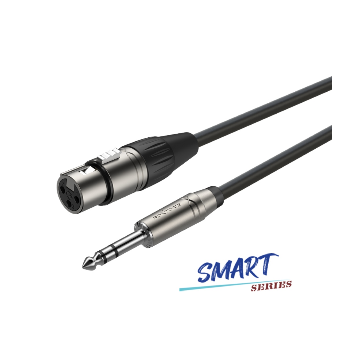 60687_4.jpg Cable Plug Macho Stereo a Canon XLR Hembra de 1 Metro Roxtone SMXJ220L1 - Imagen 1