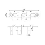 Clavijero Dorado para Guitarra Clasica Shimura 216G-M15 Paso Internacional - Imagen 2