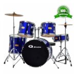 Batería Quicktension Con Banqueta Y Platos Plateada - Imagen 10