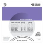 Encordado Daddario Ej13 80/20 Bronze Acoustic Strings - Imagen 3